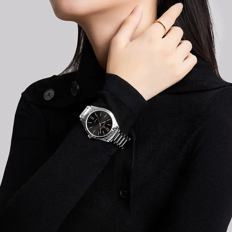 Naviforce NF5029 Fashion Black Dial Ladies Watch